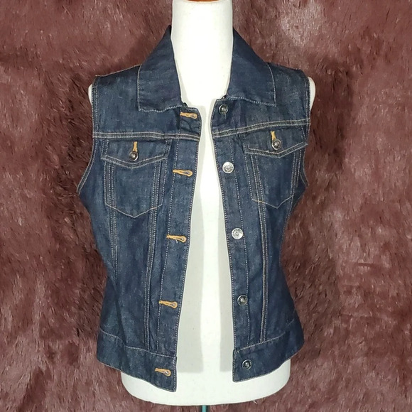 Harold's Jackets & Blazers - Harold's Dark Denim Vest